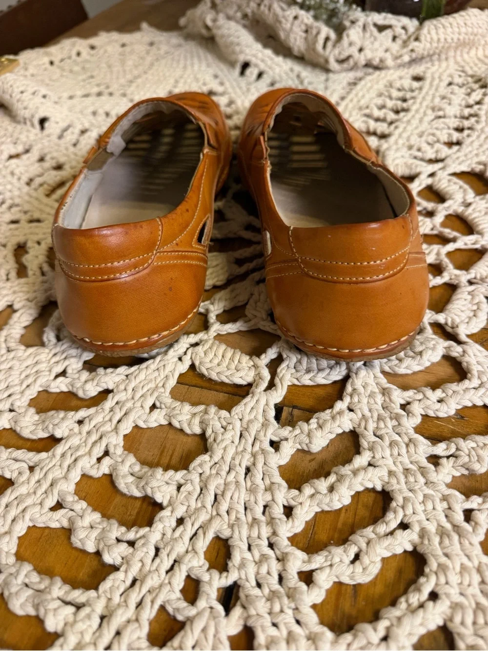 Stacy Adams Naples Mens 10M Brown leather vented Slip On Loafers luxury resort